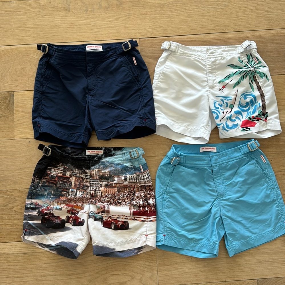 Orlebar Brown boys swim trunks (4 suits)
